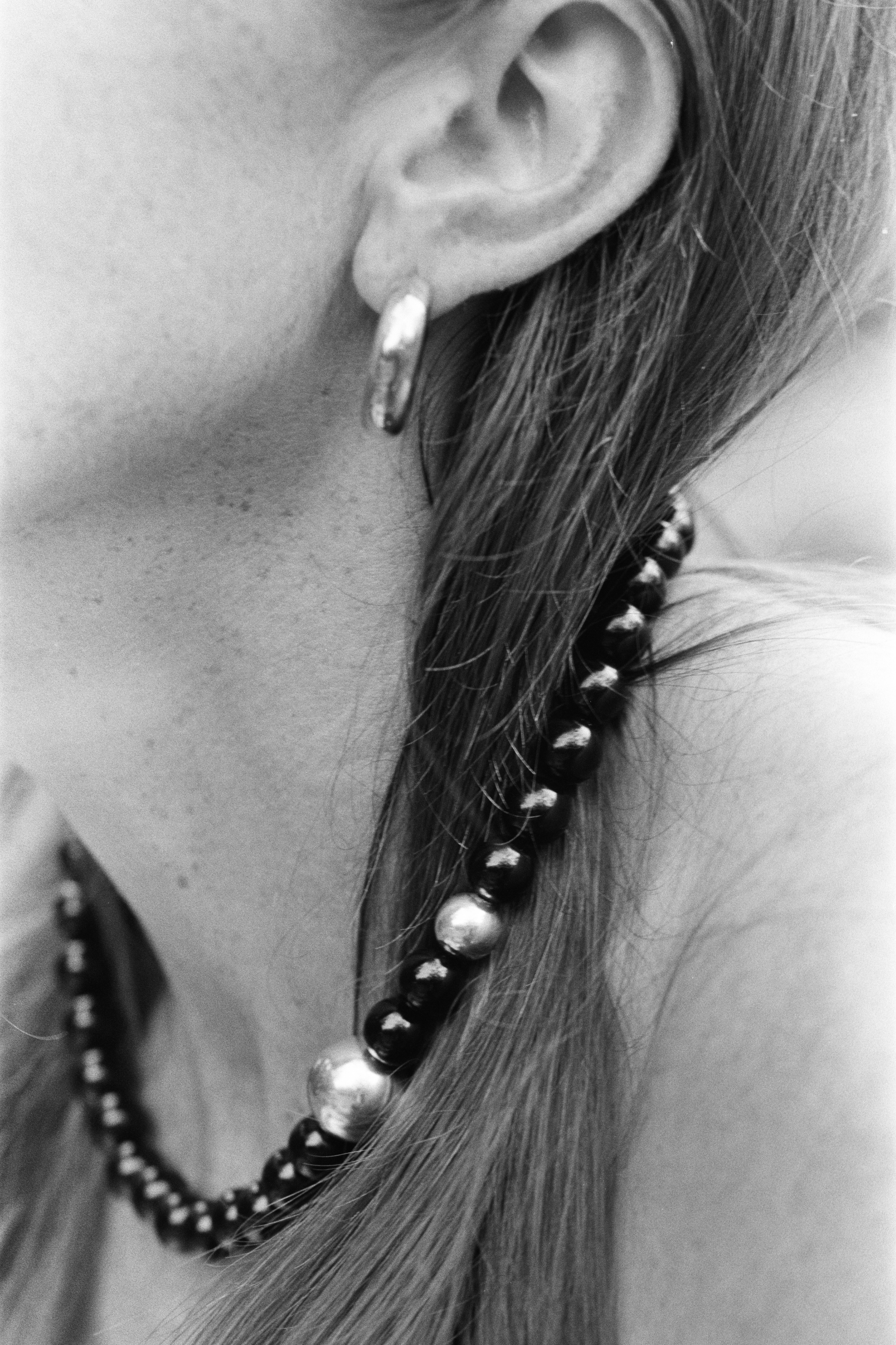 Dylan Black Agate Necklace